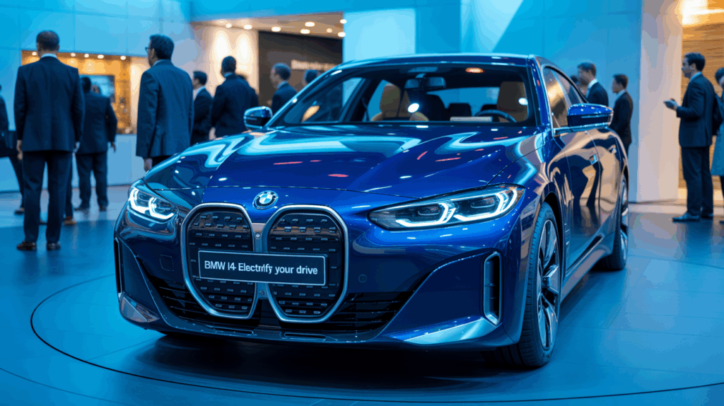 2026 BMW i4 Electric performance sedan profile with modern electric styling